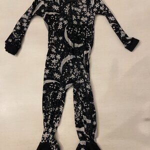6-9m Burts Bees Baby Stretchy Celestial Footie Pajamas